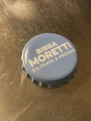 Καπάκι μπύρας Birra Moretti filtrata a freddo μεταχειρισμένο