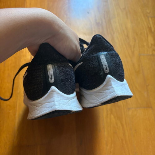 Nike athletic shoes size 38.5 used, black