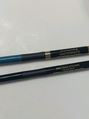 Eyeliner Max Factor син нюанс с подарък Golden Rose черен нов