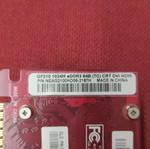 NVIDIA GeForce 210 graphics card used