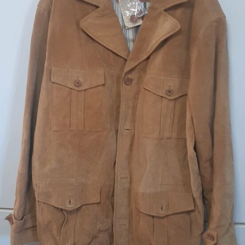 Leather suede jacket Orange County Choppers new