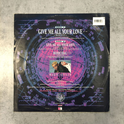 Magic Affair Give Me All Your Love 12" Vinyl Maxi Single used