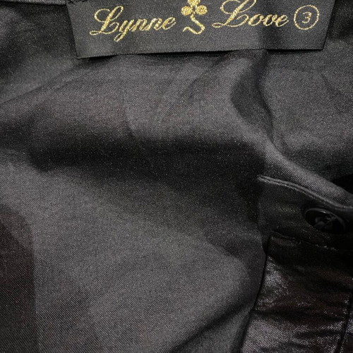 Lynne Black Shirt Bodysuit like new with elastic sleeves