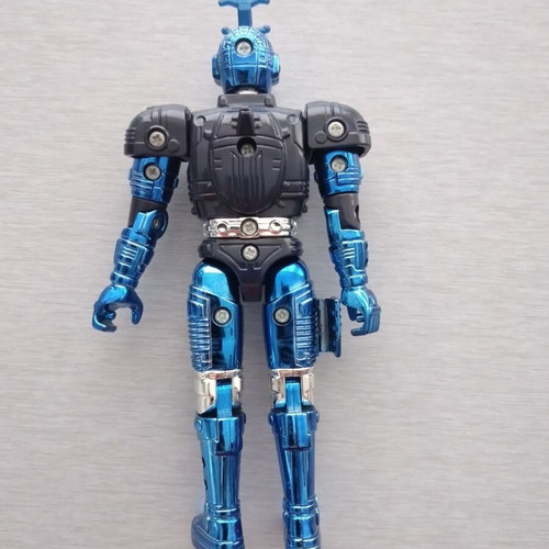 Vintage Big Bad Beetleborgs Blue Stringer Collectable Action Figure like new