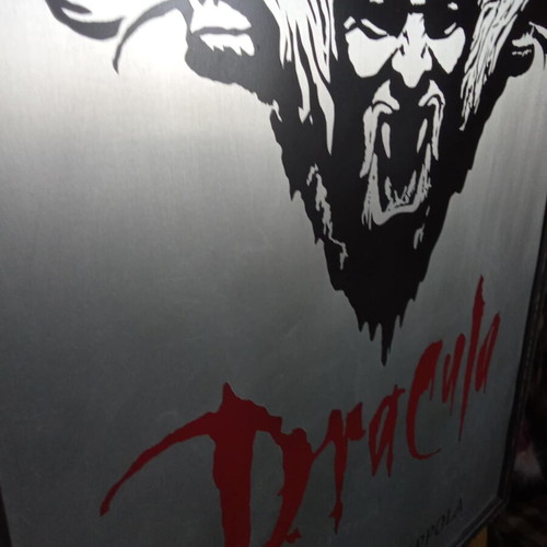 Stencil Art Bram Stoker's Dracula Frame like new, metal sheet