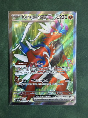 Pokémon TCG Koraidon ex new, Scarlet & Violet Base Set