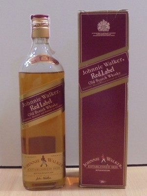 Johnnie Walker Scotch Whisky Red Label 700ml нов от 90-те с кутия