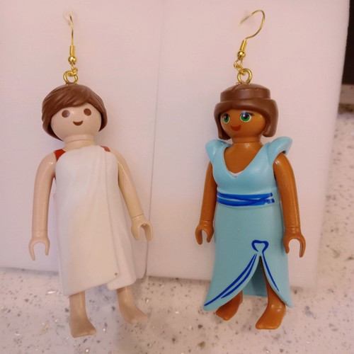 Playmobil Earrings the Swimmers!!
