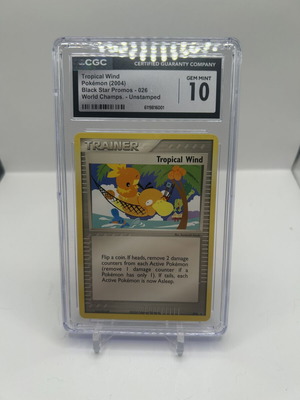 Tropical Wind Black Star Promo карта Pokemon CGC 10