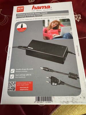 Hama laptop power supply 15-19V 90W like new