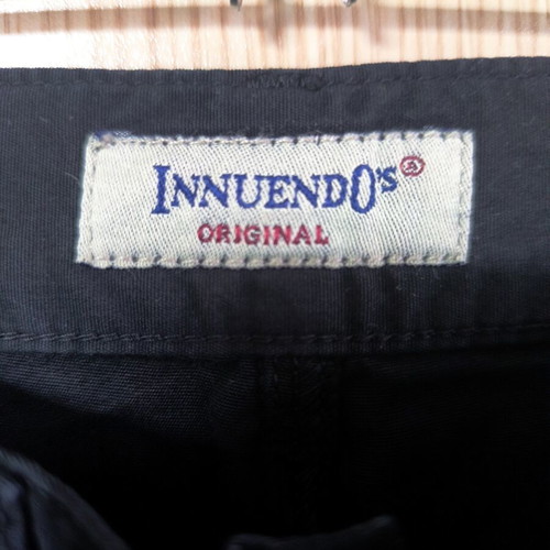 Men's fabric cargo-style pants black size L new