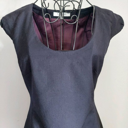 L.K.Bennett London grey wool dress small size like new