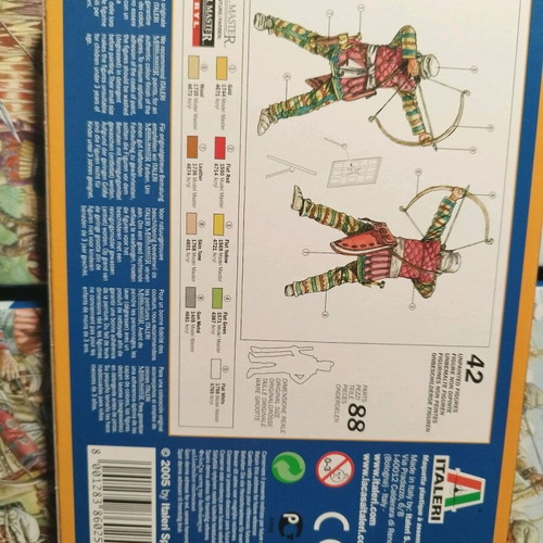 Italeri Persian Figures new, pack of 5 boxes