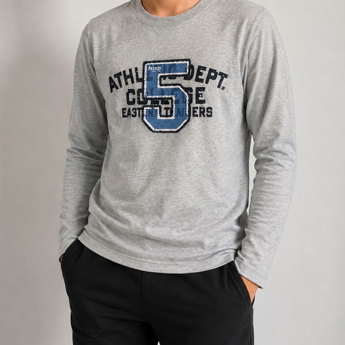 Frenzy long sleeve kids shirt gray size 14 new