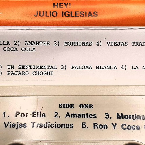 Julio Iglesias Hey cassette tape used, CBS 1980 edition