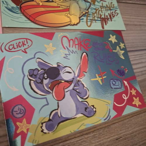 Disney Lilo & Stitch Angel set of 9 collectible mini art prints new