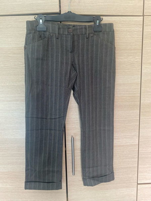 Denny Rose women's low-rise pants like new, gray and brown size M
