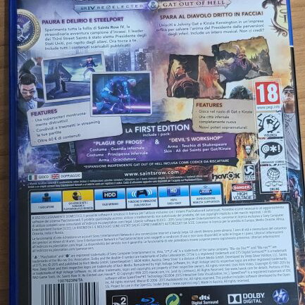 Saints Row IV Re-Elected First Edition PS4 game