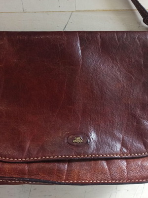 Τσάντα χιαστί The Bridge vintage καφέ μεταχειρισμένη