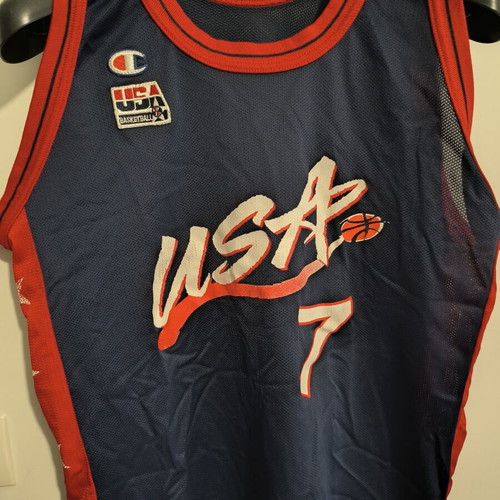 Champion 1996-99 USA David Robinson #7 basketball jersey