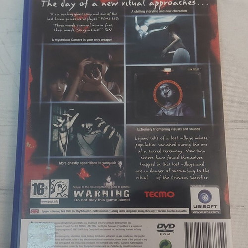Project Zero 2 PlayStation 2 game used, PAL CIB