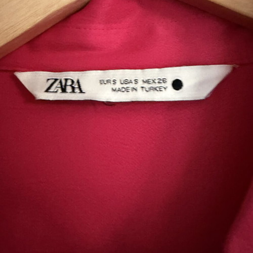 Satin set Zara like new, pink, trousers medium, shirt small