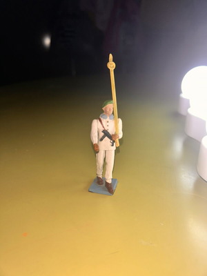 Athina Military Figurine skier from the 60s like new