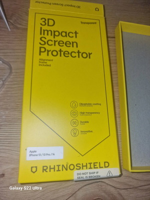 Glass screen protector for iPhone 13/13 Pro/14 new with UV protection and anti-glare