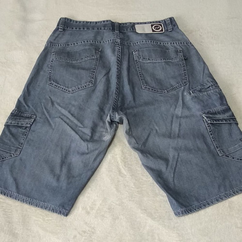 Animal Vintage Y2K Denim Cargo Shorts used, light blue
