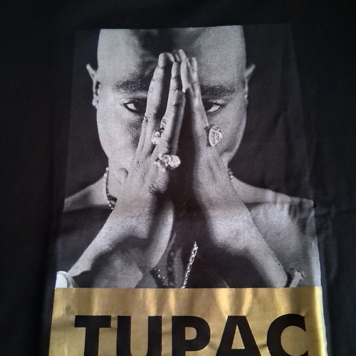 Tupac Replay limited edition T-shirt 3XL like new, black