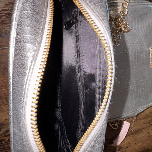 Victoria's Secret Fashion Show Crossbody Bag new, silver shoulder purse