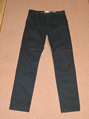H&M black denim pants like new, size M 38 10