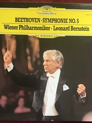 Deutsche Grammophon Μπετόβεν Συμφωνία αρ. 5 LP, Leonard Bernstein