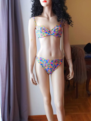 Printed bikini used, size M-L