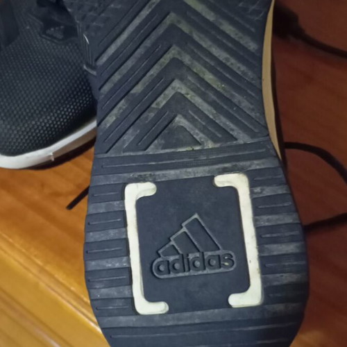 Adidas men's athletic shoes like new, size 44, blue and red