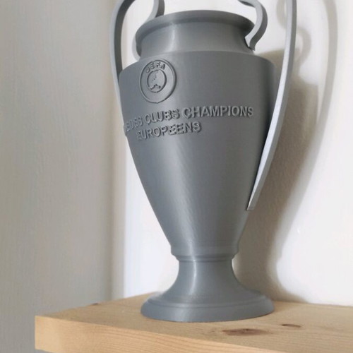 Champions League trophy new from 3d printer, 19 cm height