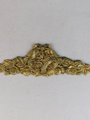 Decorative bronze relief about 60 years old