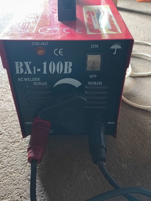 Bx-1 100b MMA Welder used with cooling fan and overheat lamp