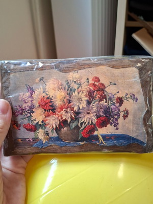 Flowers in Autumn art print on wood by Erich Krüger
