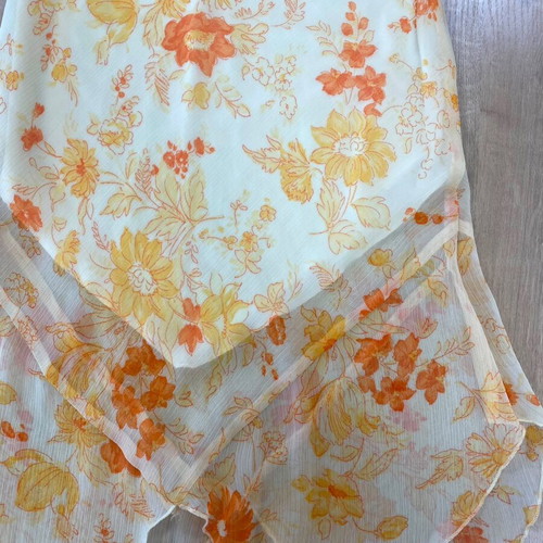 Y2K skirt with floral print