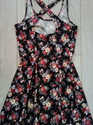 Extreme mini dress like new, size S, multicolor