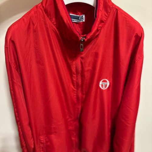 Sergio Tacchini windbreaker jacket red, like new, size XXL