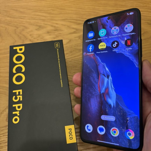 Xiaomi Poco F5 Pro smartphone like new, 256GB, Dual SIM, black