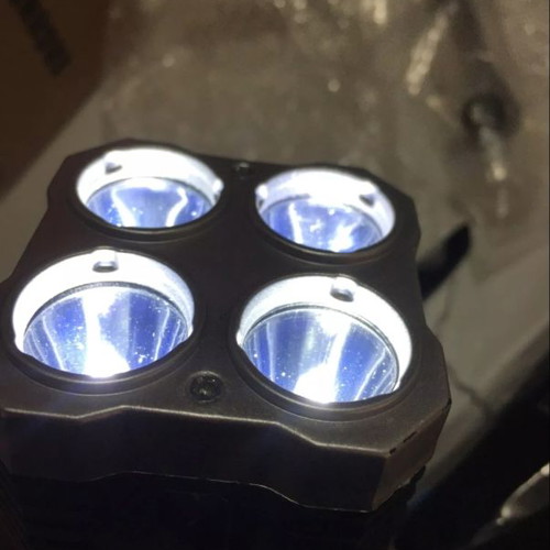 Security flashlight new, powerful, USB rechargeable