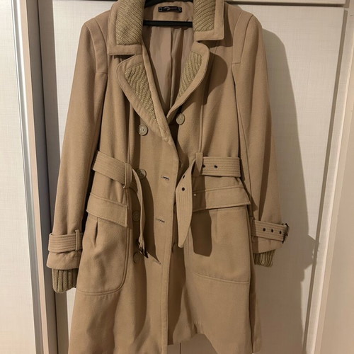 RAXEVSKY women's coat beige camel like new, size L