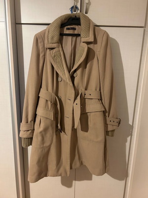 RAXEVSKY women's coat beige camel like new, size L