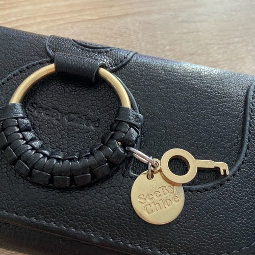 See by Chloe Hana Leather Wallet Black Like New