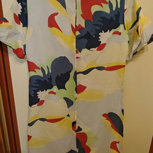 Tommy Hilfiger dress colorful used, silk, size M