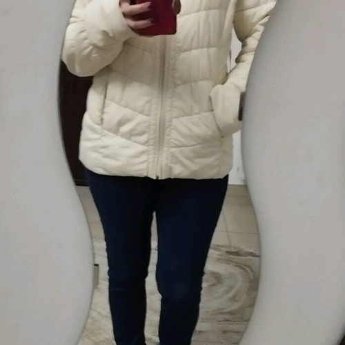 Women's jacket used Toi&Moi white missing belt size M
