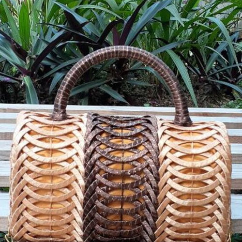 Elegant Unique Party Shoulder Bag brown with chain strap